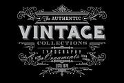 Vintage Typography Ornaments v3, an Object Graphic by G7 (Thumbnail 3 of 5)
