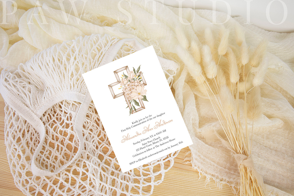 Card Mockup 5x7 Online Edit Canva, a Product Mockup by PawMockups 2 (Photo 4 of 8)