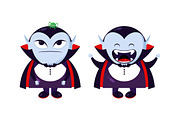 Cartoon Dracula Vampire Icon Set, an Emoji Icon by PsychocheArt (Thumbnail 3 of 5)