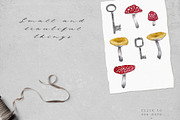 WOODLAND LOVE watercolor set, an Animal Illustration by Natali Smolova (Thumbnail 4 of 10)