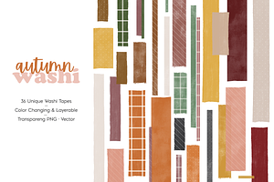 Autumn Washi Tapes