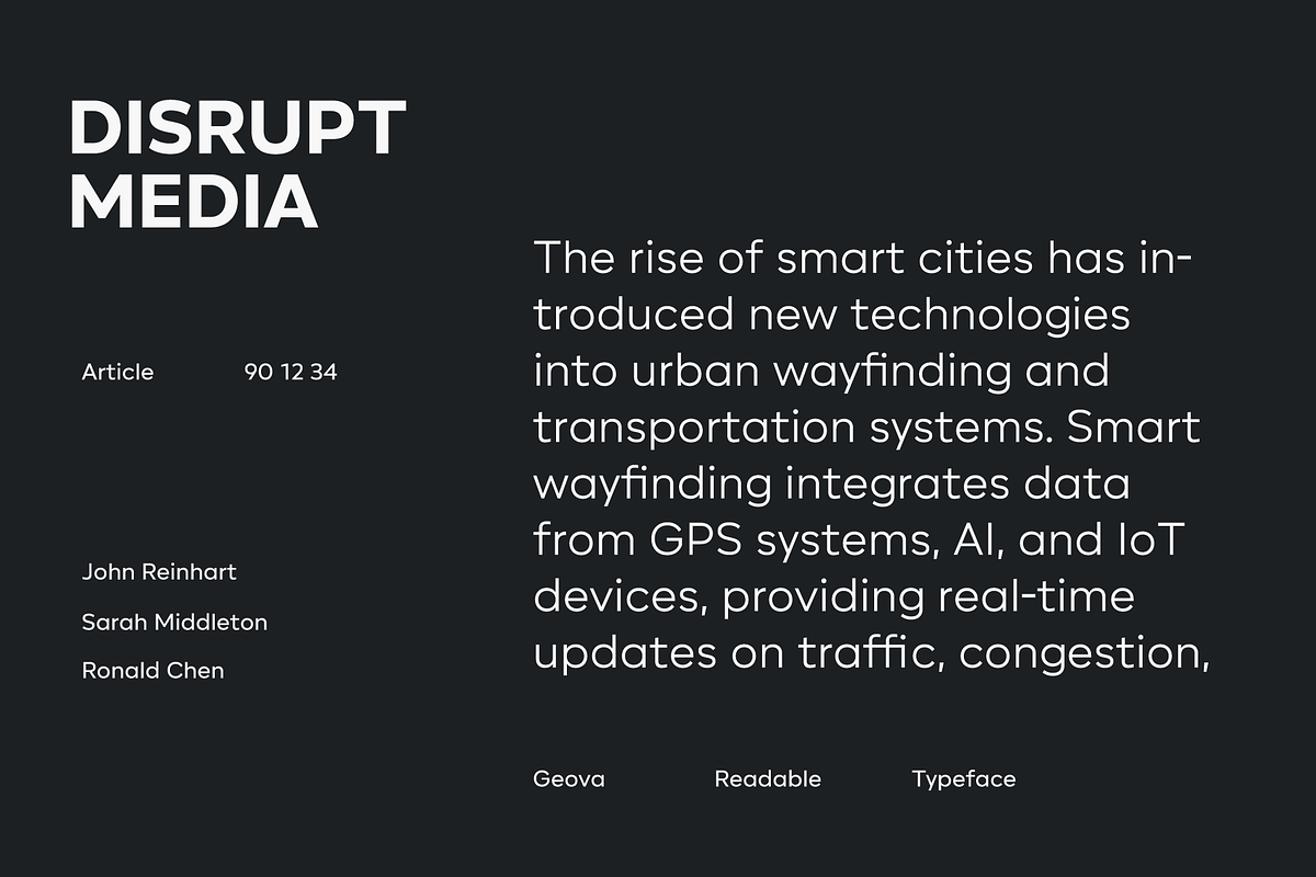 Geova: 16 Geometric Sans Fonts, a Sans Serif Font by Eko Bimantara (Photo 8 of 11)