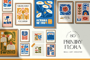 Primiry Flora | Wall Art Creator, an Object Graphic by Leleka.Store