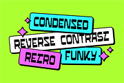 SQUICKY - Retro & Funky Display Font, a Sans Serif Font by Cruizy & Co (Thumbnail 6 of 8)
