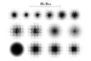 Halftone Brushes for Procreate & PS, a Brush Add-On by RDShop (Thumbnail 4 of 6)