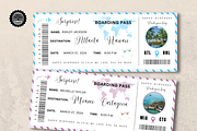 Editable Boarding Pass Template, a Card Template by YasdeyDesigns (Thumbnail 2 of 6)