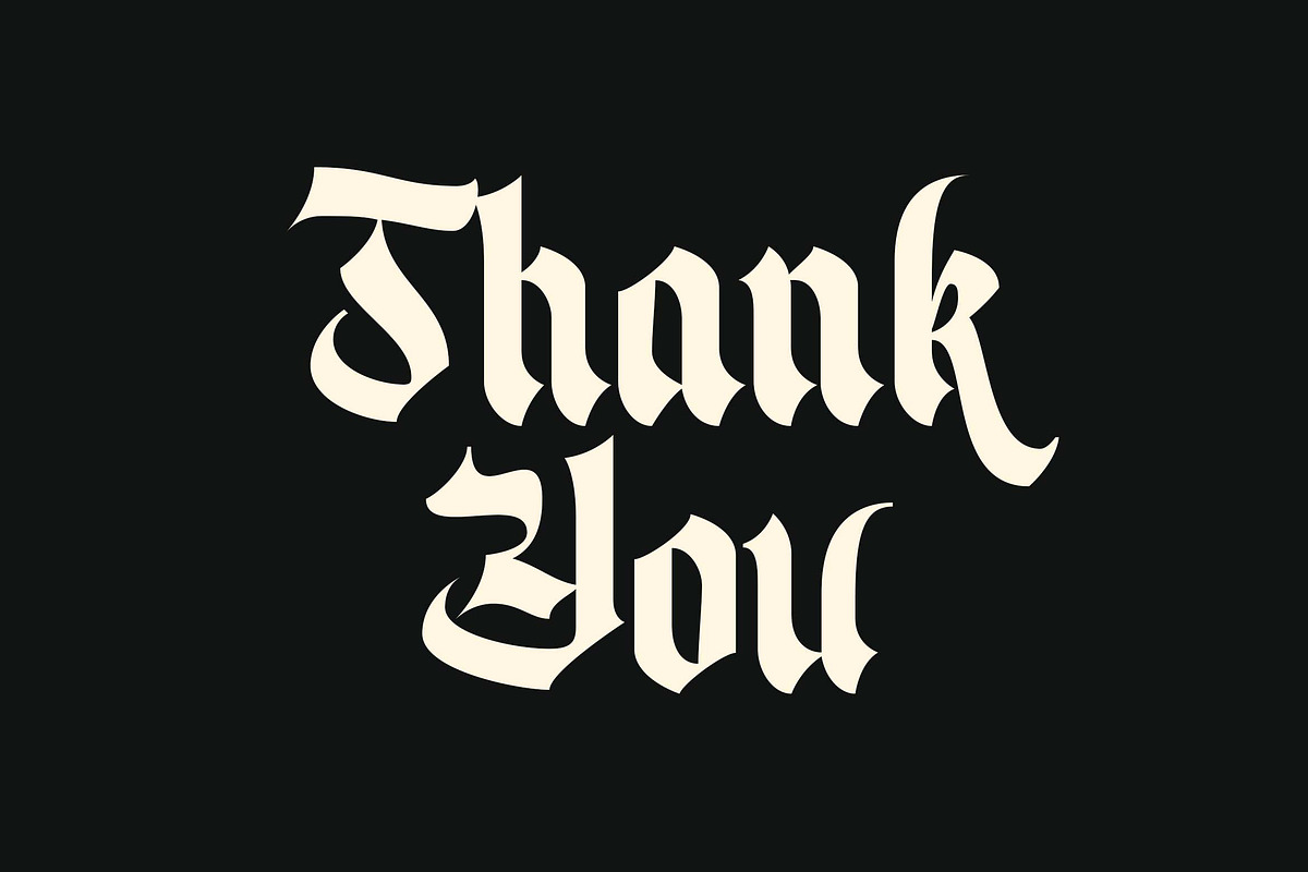 Broken Shield a Gothic Blackletter, a Blackletter Font by Blankids Studio (Photo 12 of 12)