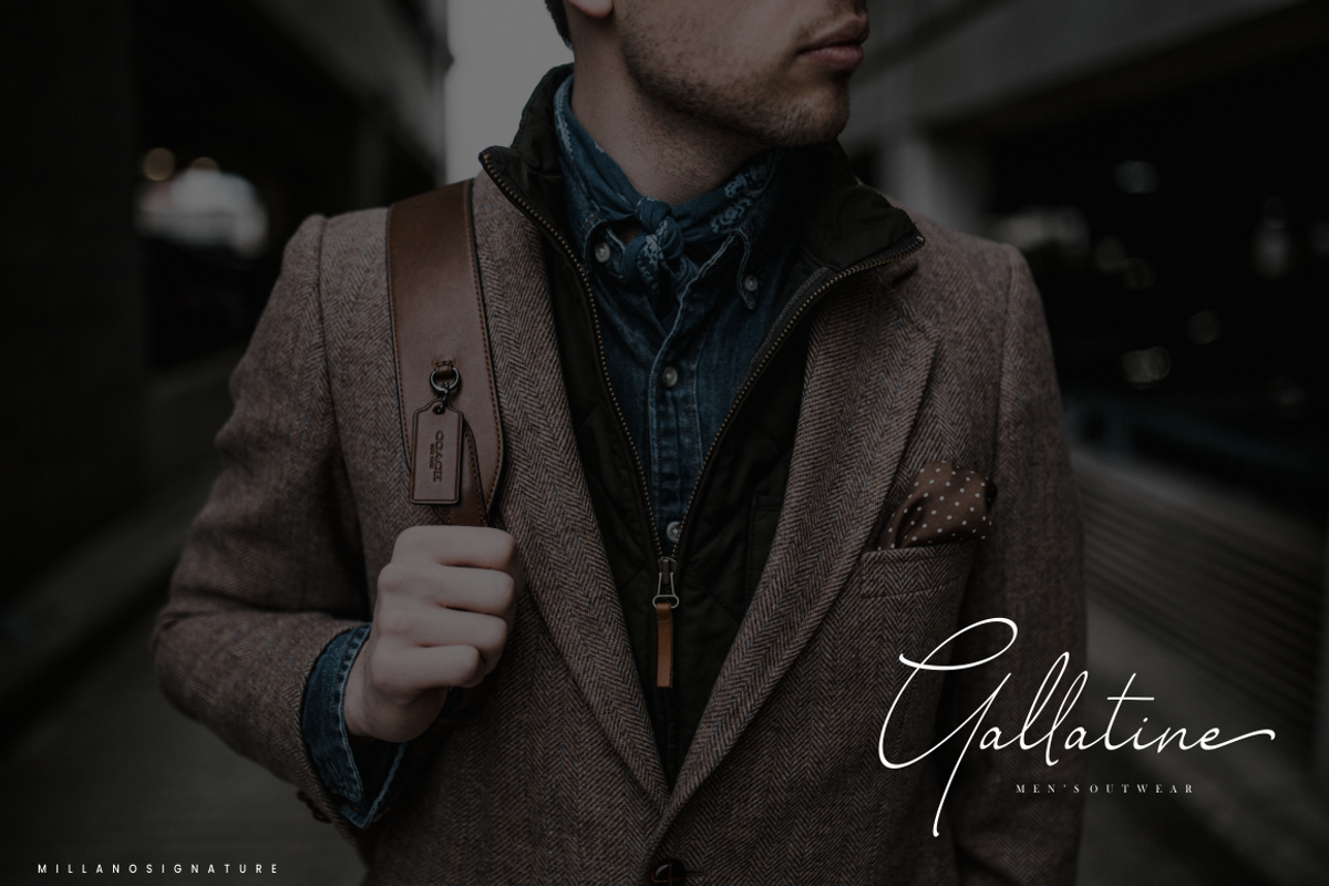 Millano // Signature Font preview 7