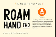 ROAM Hand Two Rough & Solid  A-TYPE, a Handwritten Font by Tyrrell Creative (Thumbnail 2 of 7)