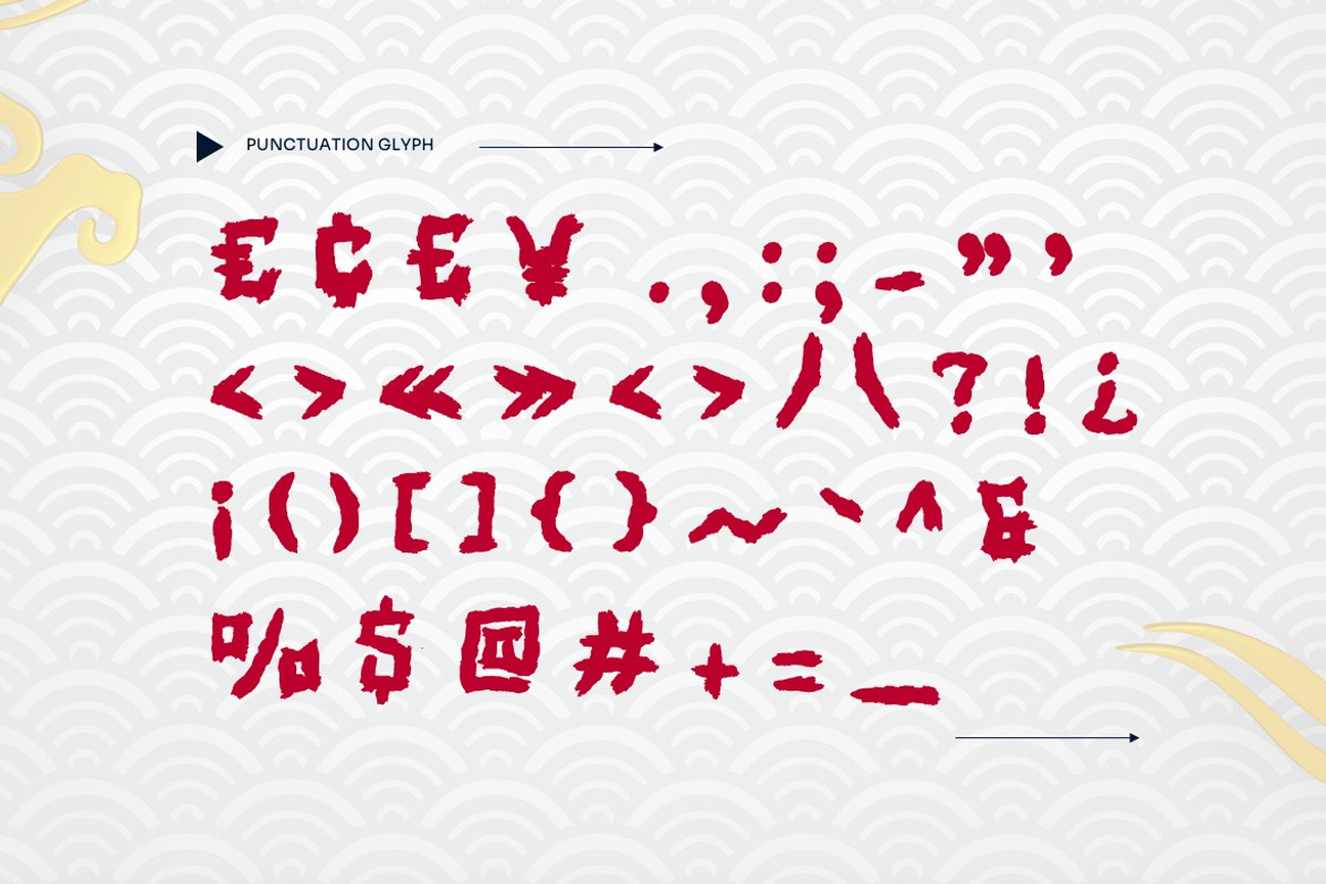 Ichithawa - Textured Japanese Font, a Handwritten Font by Dhabee (Photo 9 of 15)