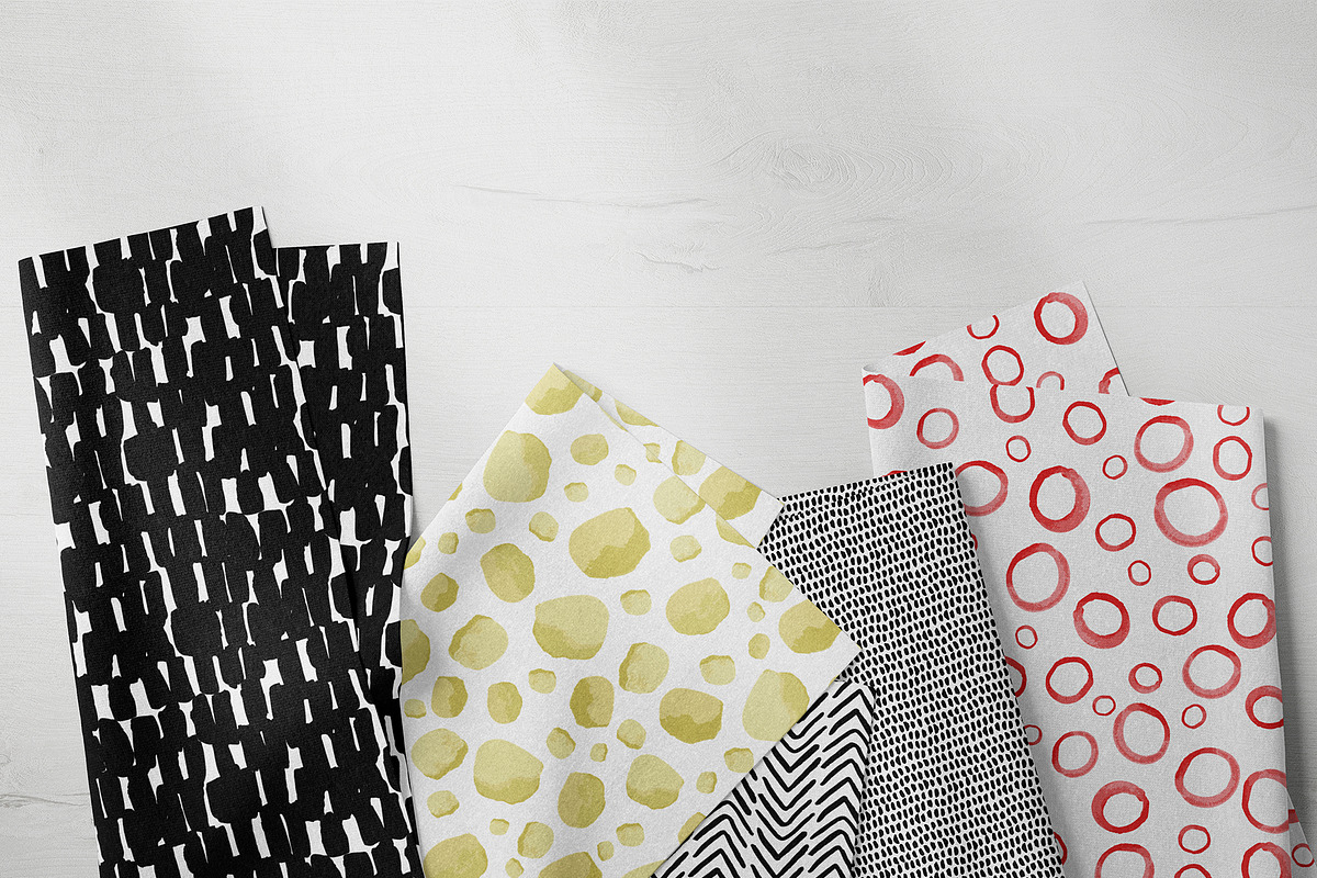 Abstract Watercolor Textures, a Pattern Graphic by Agnes Somogyi PATTERNS (Photo 4 of 10)