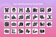 Car Maintenance Icons Set - Glyph, a Solid Icon by Kmg Design (Thumbnail 2 of 2)