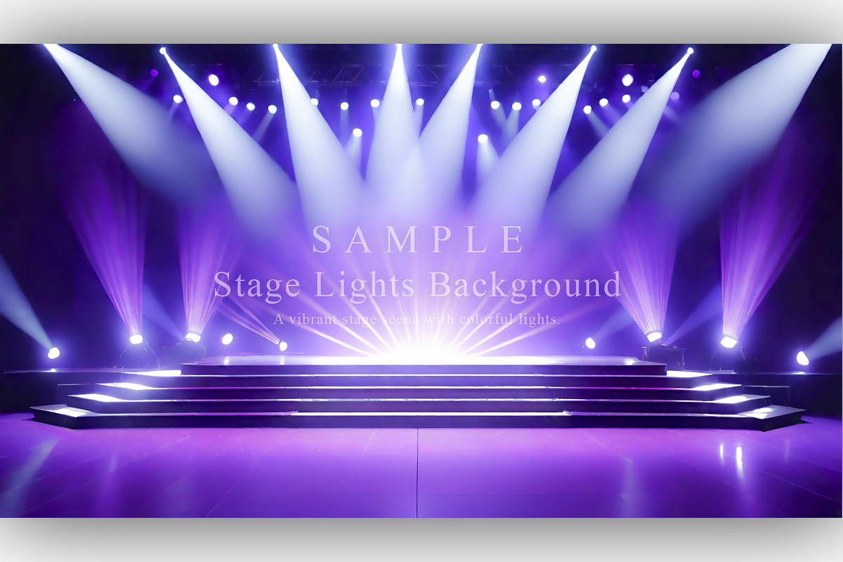 15 Stage Lights Background, a Background Graphic by NOMO DESIGN (Photo 5 of 16)