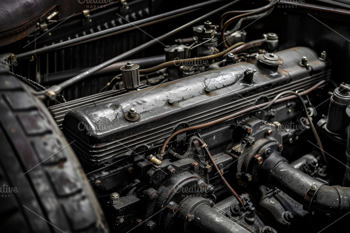 55 Car engines, a Transportation Illustration by Handmadefont (Photo 43 of 56)