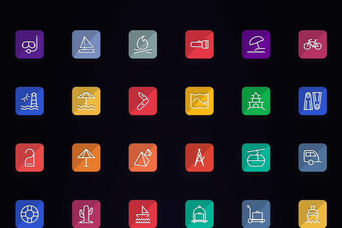 1500+ Flat Icons - Line Icons, an Outline Icon by FlatLineIcons (Photo 20 of 21)