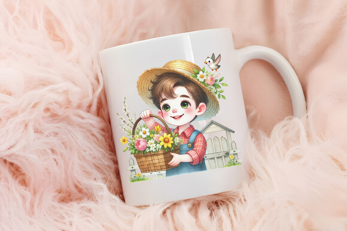 Spring farm sublimation clipart, an Illustration by RobertsArt (Photo 2 of 7)