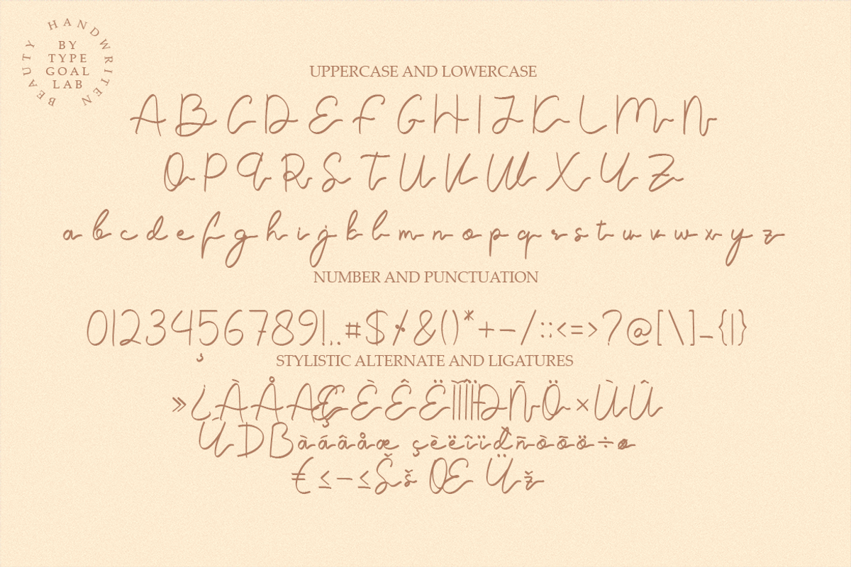 Ghenifer Claudia Handwritten Font, a Script Font by Typegoals Studio (Photo 7 of 8)