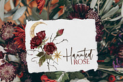 Watercolor Clipart - Haunted Rose, a Decorative Illustration by Beigetime (Thumbnail 4 of 12)