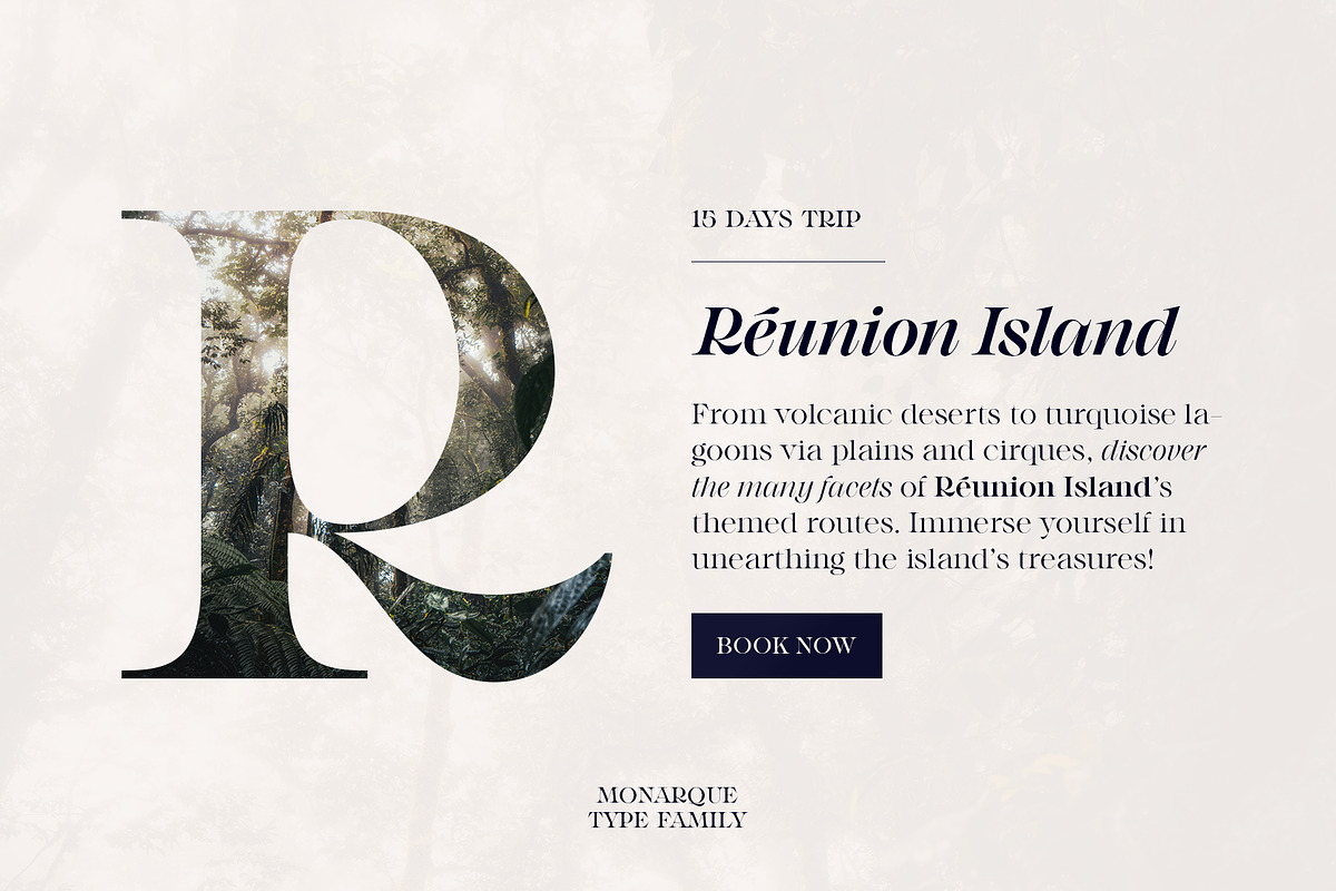 Monarque - Classy Serif Type Family, a Serif Font by The Paper Town (Photo 4 of 15)