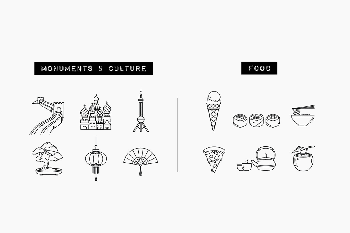 100 Travel Icons Set - Expanded, an Outline Icon by Hatch Design Workshop (Photo 8 of 16)