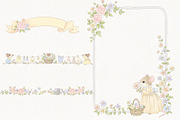 Whimsical Baby Shower Mice Set, an Animal Illustration by AlenaVlasko stock Market (Thumbnail 7 of 9)
