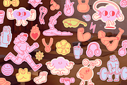 Fit girl era. Vector fitness doodles, an Object Graphic by venimo (Thumbnail 3 of 13)
