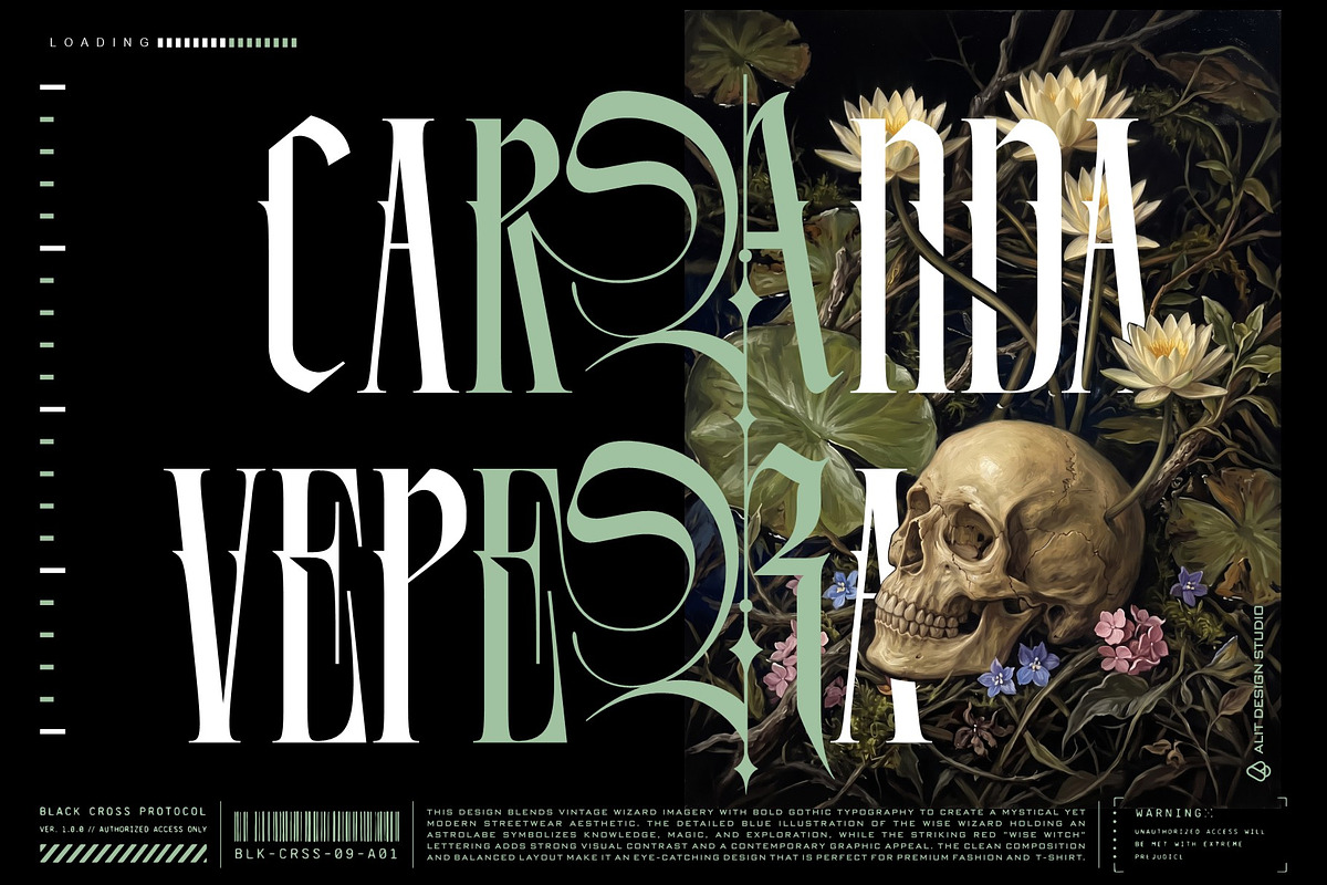Rosella Mirakle Typeface, a Blackletter Font by alit design (Photo 12 of 20)