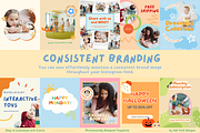 Kids Theme Instagram Post Templates, a Social Media Template by Hell Yeah Designs (Thumbnail 7 of 14)