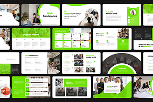 Webinar - Online Course Presentation, a Presentation Template by Hammad Arif