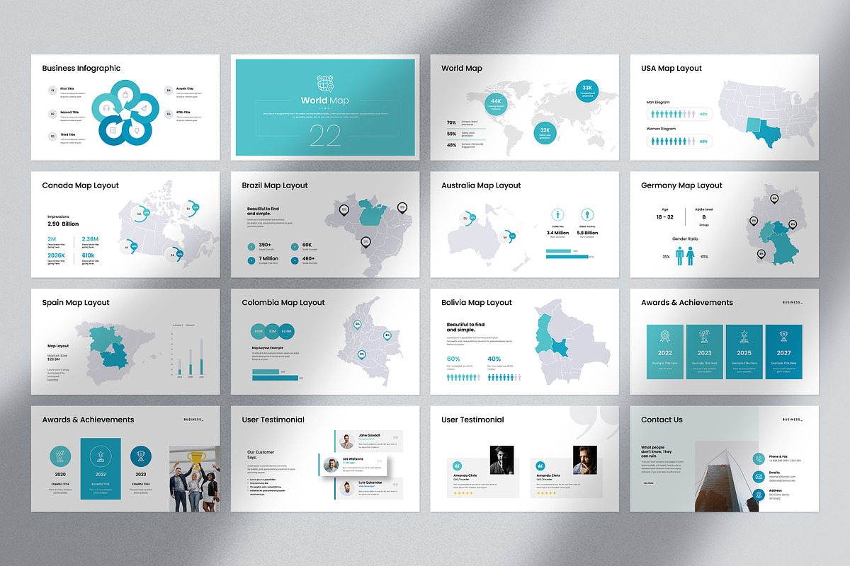 Business Plan Presentation Template, a Presentation Template by GoldenPixelStudio (Photo 20 of 20)