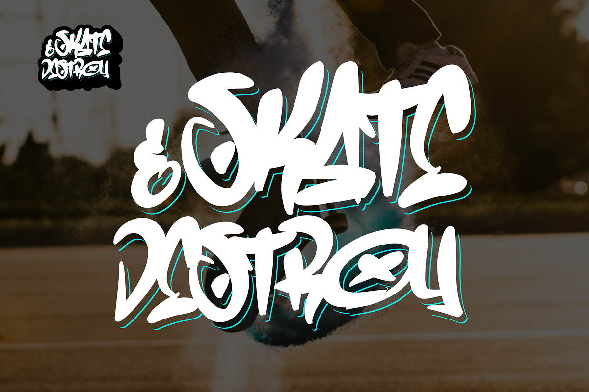 Coolgank - Dynamic Graffiti Font, a Handwritten Font by asfgraphics (Photo 4 of 10)