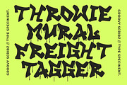 GF Scribz - Graffiti Font, a Handwritten Font by GroovyFontCo (Thumbnail 4 of 7)