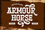Armour Horse - Bold Western Display, a Slab Serif Font by Arterfak Project (Thumbnail 2 of 11)