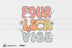 Four is a Vibe, Groovy 4th Birthday