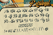 Retrobeat – Bold Retro Script Font, a Script Font by Letterara (Thumbnail 10 of 14)