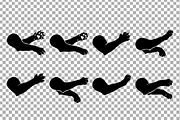 Animal Paw Limb Silhouette Vector, an Object Graphic by Artonix (Thumbnail 3 of 3)