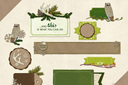 Graphics Bundle: Woodland Winter, a Templates & Theme by Jenny Hansen Suites (Thumbnail 5 of 5)