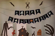 Retro Halloween clipart set, a Seasonal Illustration by Paper Cherry (Thumbnail 20 of 27)