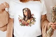 Watercolor Christian Figures Clipart, an Illustration by Canvas Craft (Thumbnail 6 of 7)
