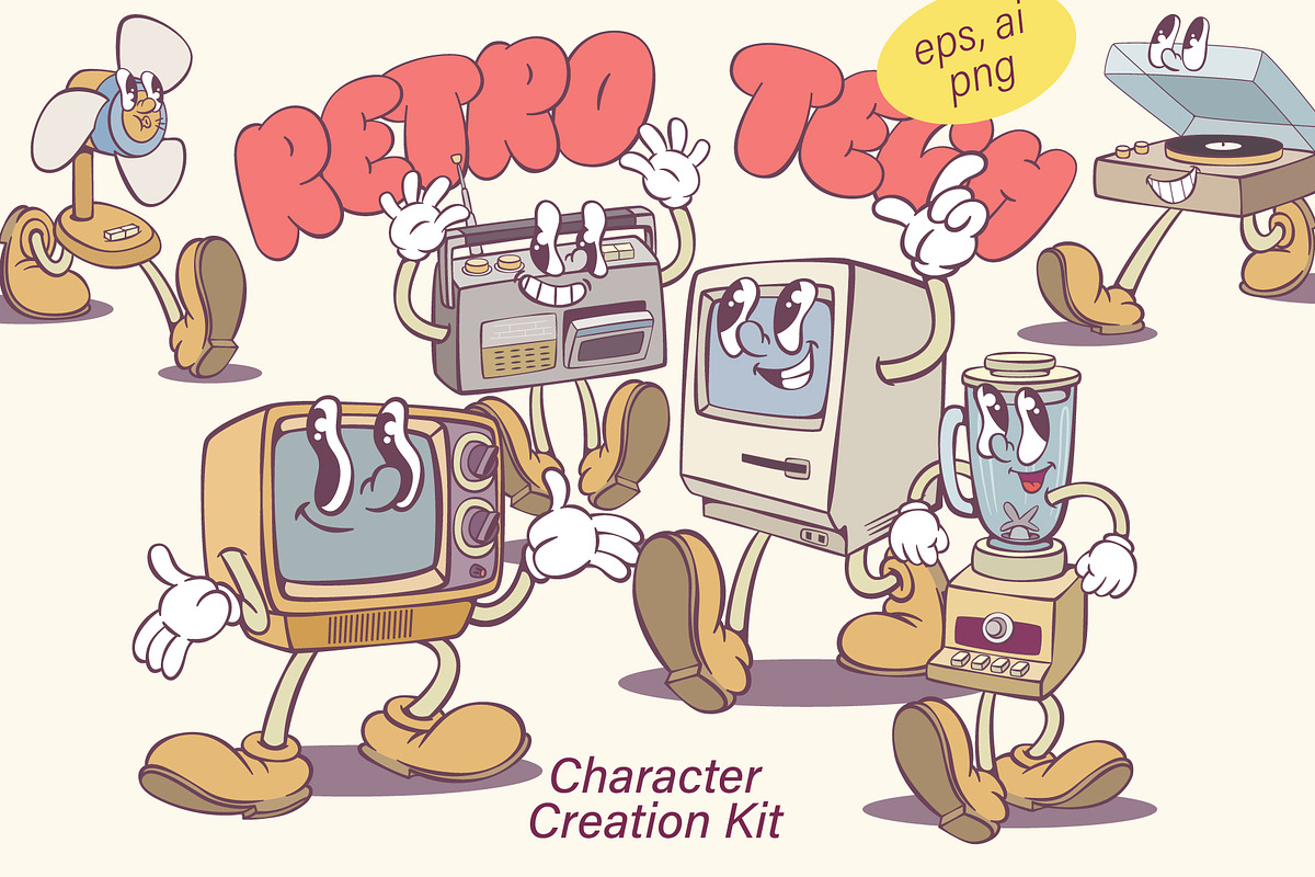 Ultimate Mascot Builder Bundle, an Illustration by Anastasiya Klempach (Photo 3 of 23)