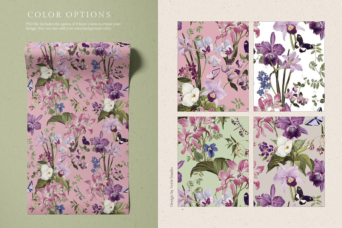 JUNO Flower Floral Seamless Pattern, a Pattern Graphic by Veris Studio (Photo 6 of 14)