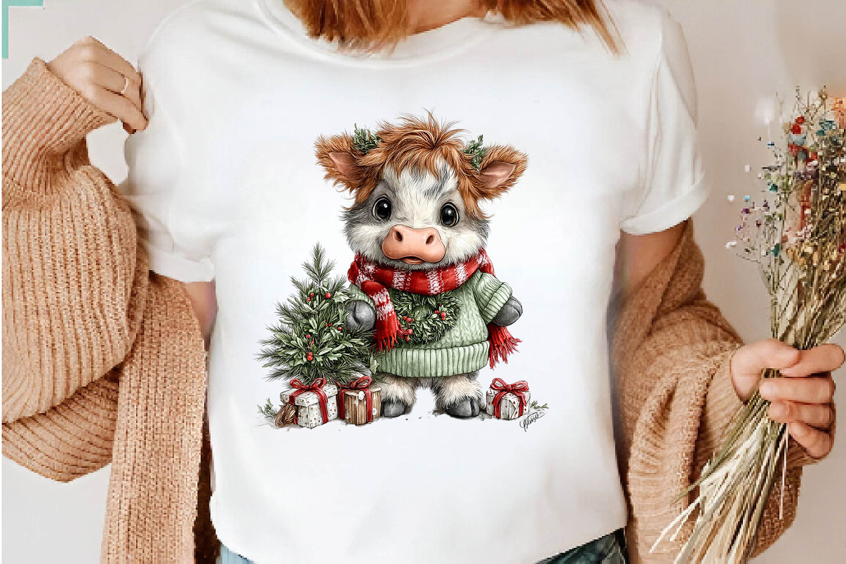 Whimsical Christmas Characters, a Seasonal Illustration by CreationArt (Photo 6 of 7)