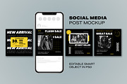 Instagram Social Media Post Mockup, a Social Media Template by studiogstock (Thumbnail 1 of 2)