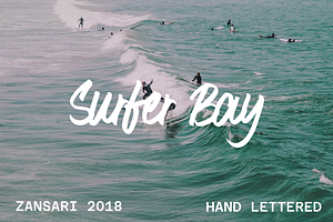 Surfer Bay Brush Font