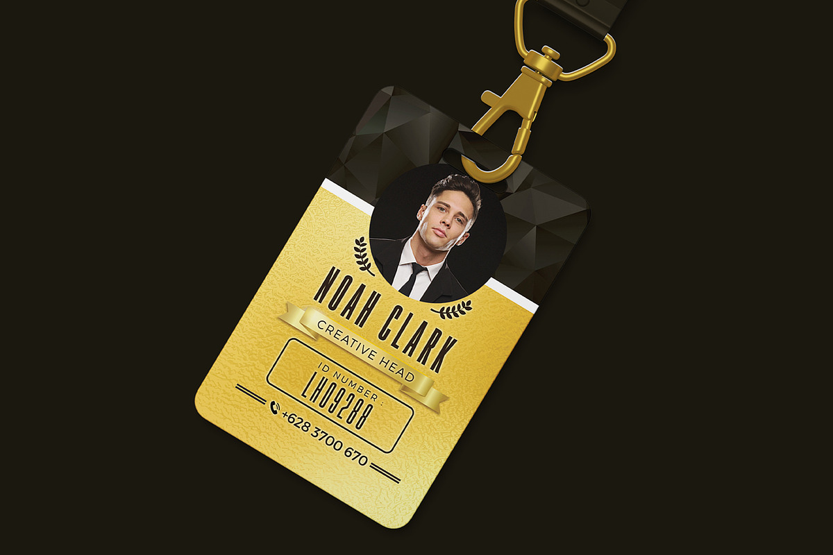 Gold ID Card, a Card Template by Aarley Kaiven (Photo 2 of 3)