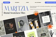 Maritzia, Canva Brand Kit & Template, a Social Media Template by Stay Cool Creative Studio (Thumbnail 6 of 10)