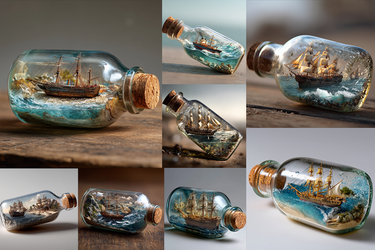 Ship in a Bottle, an Arts & Entertainment Photo by Picturesque Stories (Photo 2 of 6)