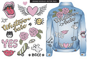 Grunge Graffiti Doodles Vector Pack, a Decorative Illustration by Lindy_doodle (Thumbnail 4 of 13)
