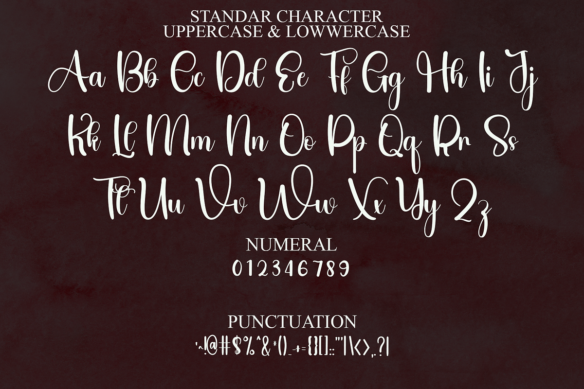 Brilliant Maylena, a Font by FreshTypeINK (Photo 5 of 8)