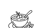41 Christmas Feast Vector Icons, an Outline Icon by adenpinkstore (Thumbnail 20 of 21)